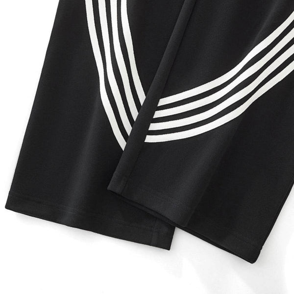Retro Varsity Stripe Baggy Pants