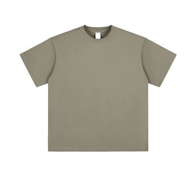 Men's Solid Color Cotton T Shirt 260gsm