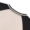 Fitted Color Splice Flare Sleeve Feminine Tee