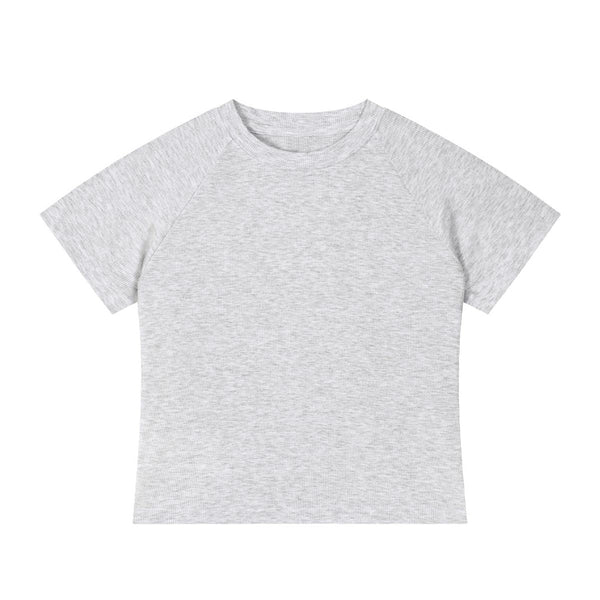 260G Snow Wash Oversized Raglan Sleeve T-Shirt