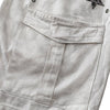 Vintage Wash Star Pattern Baggy Straight Leg Cargo Jeans