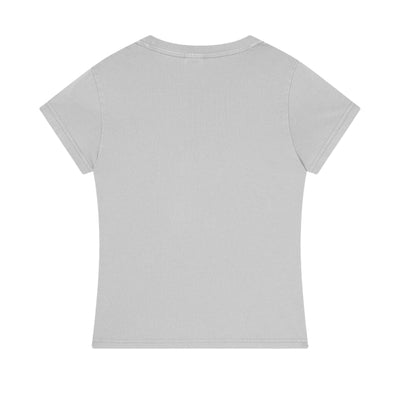Snow Washed Peruvian Cotton Slim Fit Y2K Tee