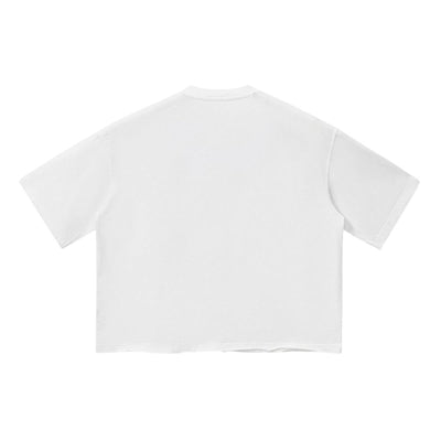 Washed Boxy Raw Hem Tee