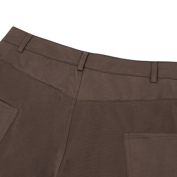 Solid Multi-Pocket Relaxed Workwear Cargo Pants