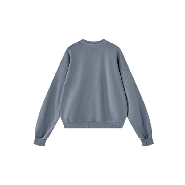 Vintage Washed Terry Crewneck Streetwear Sweatshirt