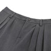 Vintage Pleated Wide Leg Cropped Trousers