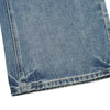Washed Scythe Silhouette Wide Leg Denim Pants