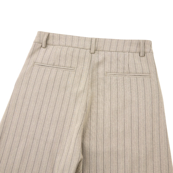 Vintage Pinstripe Baggy Wide-Leg Trousers