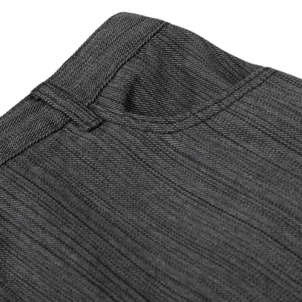 Minimalist Pinstripe Wide-Leg Utility Trousers