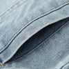 Sleeveless Vintage Wash Denim Trucker Jacket