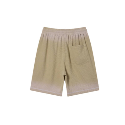 Retro Bleached Ombre Streetwear Loose Fit Bermuda Shorts