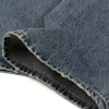Washed Distressed Wide Leg Straight Denim Jeans
