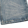 Wash Vintage Whiskered Fluid Flow Wide Leg Denim Jeans