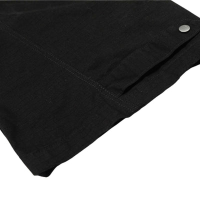 Men's American Street Cargo Curved Pants Loose Raw Edge Large Pockets