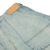 Men's Washed Denim Punk Wide-Leg Work Pants