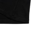 Women's Black Slim-Fit Stretch Crew Neck Short  Sleeve Tee