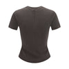 Women’s Retro Wash Fitted Stand Collar Tee