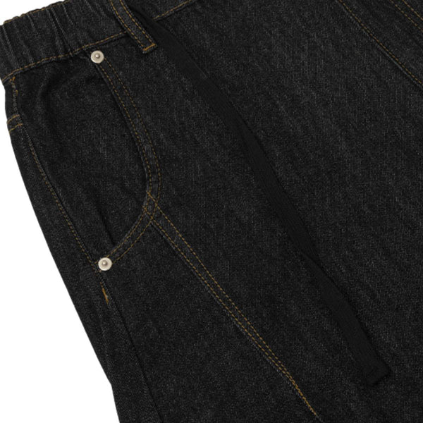 Minimalist Striped Check Relaxed Fit Casual Pants
