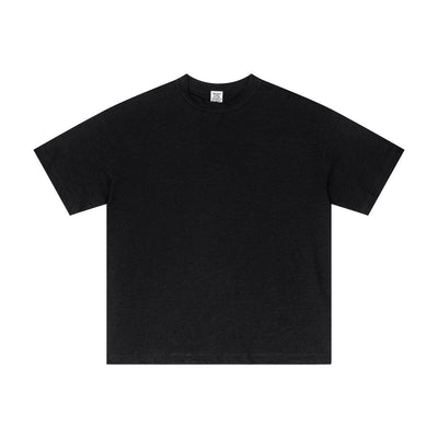 Solid Color Baggy Cotton T Shirt 190gsm