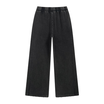 Destroyed Vintage High-Waisted Frayed Jogger Pants
