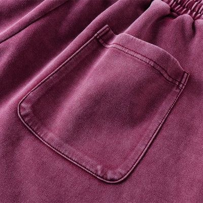 Casual Streetwear Washed Distressed Air Mamba Shorts
