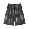 Casual Drawstring Double Waistband Shorts