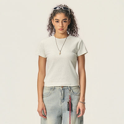 Minimalist Daily Wear Soft Casual Tee