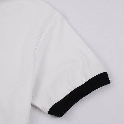 Crew Neck Boxy Fit Ringer Tee 6.6oz