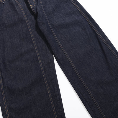 Men's Barrel-Leg Seam Jeans