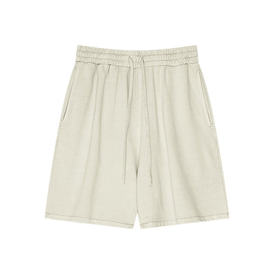 Washed Loose Fit Short Pants