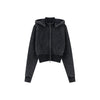 Detachable Hood Double Slider Fleece Hoodie