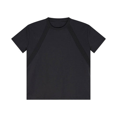 Contrast Stitch Sporty Raglan Sleeve Tee