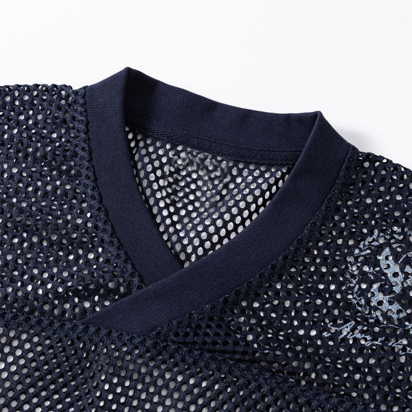 Retro Mesh Cropped Football Jersey Number 18
