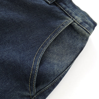 Elastic Waist Decorative Zip Bermuda Shorts