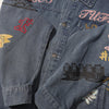 Floral-Printed Denim Trucker Jacket