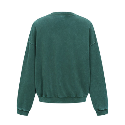 Soft-Vintage Washed Pullover Sweatshirt