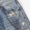 Distressed Brushstroke Fade Loose Baggy Jeans