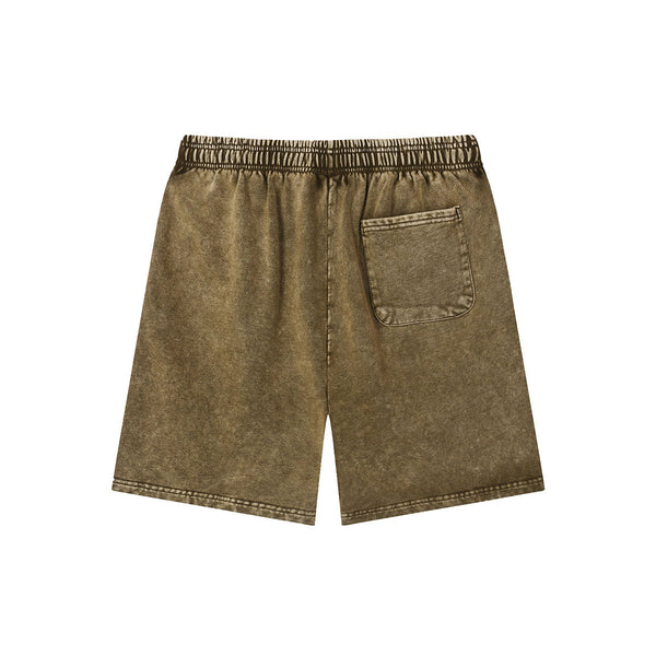 Vintage Washed Relaxed Fit Casual Sweat Shorts