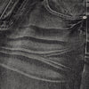 Vintage Black Wrinkle Wash Baggy Jeans