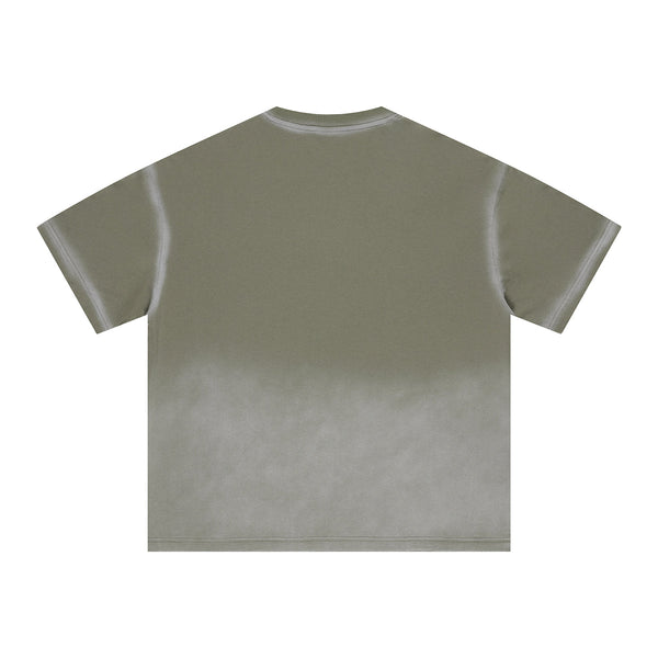 Bold Gradient Fade Oversized Design T-Shirt