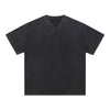 Men's Casual Washed V-Neck T-Shirt 8oz
