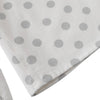 Washed Rabbit Print Polka Dot Bow Detail Relaxed Wide-Leg Bermuda Shorts