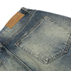 Men's Distressed Gradient Washed Denim Pants Loose Punk Street