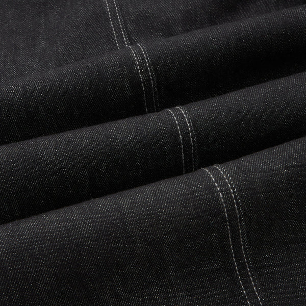 Vintage Washed Paneled Barrel-Leg Baggy Jeans