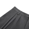 Vintage Pleated Wide Leg Cropped Trousers