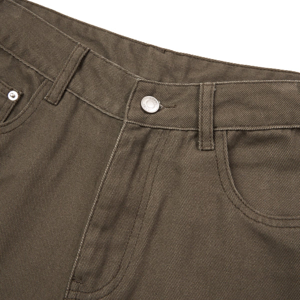 Retro Washed Baggy Straight-Leg Bermuda Shorts
