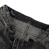 Vintage Washed Wide Leg Lightning Whisker Jeans