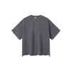 Distressed Raw Hem Boxy Cotton T-Shirt