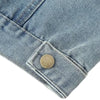 Sleeveless Vintage Wash Denim Trucker Jacket