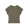 Academia Style Soft Daily Wear Stretch Tee